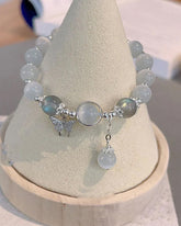 Imitierter Katzenaugenkristall-Schmetterlingsschmuck