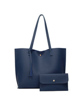 Kapazität mit einfarbiger Quasten-Umhängetasche mit großem Fassungsvermögen