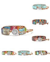 Steinarmband im Boho-Stil