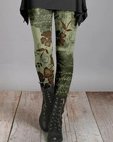 Retro-Leggings im ethnischen Stil