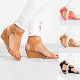 Keilsandalen mit Schnalle