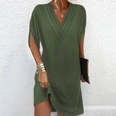 Carin – Zeitloses Kleid mit V-Ausschnitt