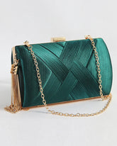 Tasche mit Quaste zum Halten in der Hand