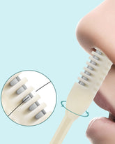 Rostfreies, zweischneidiges Nasenhaarmesser