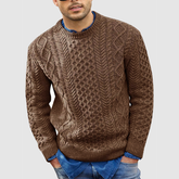 Weicher, warmer Strickpullover für Herren