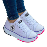 Modische Canvas-Sneaker