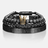 Antonios Crown Armband Set Herren