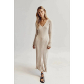 Langärmliges Strickkleid