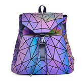 Leuchtender geometrischer Rucksack