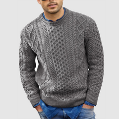 Weicher, warmer Strickpullover für Herren