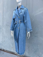 CHELSEA – DENIM – TRENCHCOAT