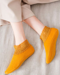 Neue modische Spitzenwärmersocken