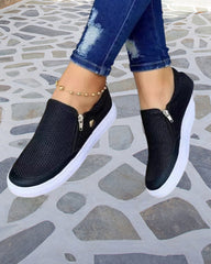 Halbschuhe mit Reißverschluss