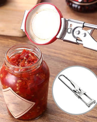 Verstellbarer Schraubdeckelöffner aus Edelstahl