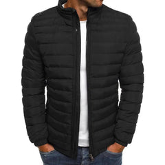 Bequeme wattierte Winterjacke für Herren