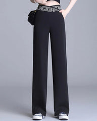 Anzughose mit elastischem Gürtel