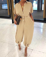 Mehrfarbiger Vintage-Jumpsuit