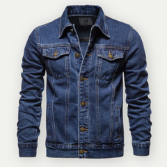 Russel | Klassische Denim-Truckerjacke für Herren