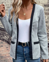 Lässiges Oberteil aus Rippstrick