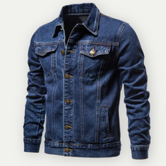 Russel | Klassische Denim-Truckerjacke für Herren