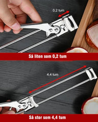 Verstellbarer Schraubdeckelöffner aus Edelstahl