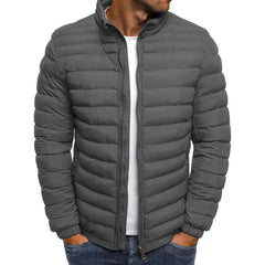 Bequeme wattierte Winterjacke für Herren