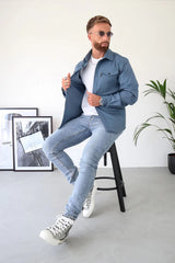 Premium-Jacke mit Knöpfen