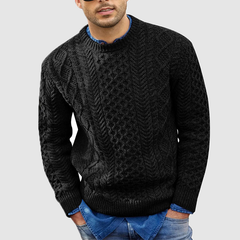 Weicher, warmer Strickpullover für Herren