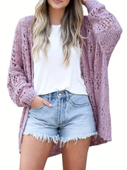 Reca – Gehäkelte Strickjacke im Boho-Chic