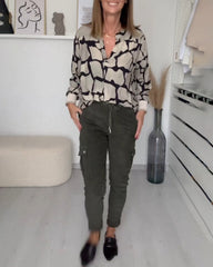 Lässige Hose mit Taschen