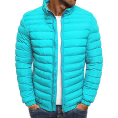Bequeme wattierte Winterjacke für Herren