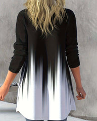 Lässiger, modischer Mantel mit Farbverlauf