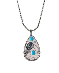 Böhmische Vintage-Halskette mit Anhänger