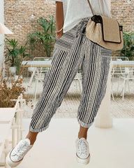 Trainingshose mit Streifendruck