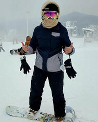 Sherpa-Skimaske mit Kapuze 