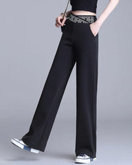 Anzughose mit elastischem Gürtel