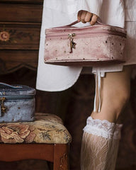 Kosmetiktasche aus Samt