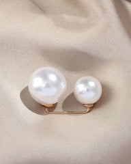 Perlenbrosche in 2 Ausführungen