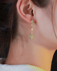 Elegante lange Ohrringe