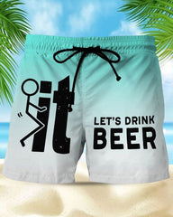 Hawaiianische Strandshorts für Herren