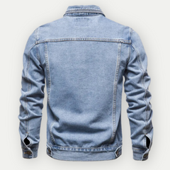 Russel | Klassische Denim-Truckerjacke für Herren