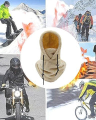 Sherpa-Skimaske mit Kapuze 