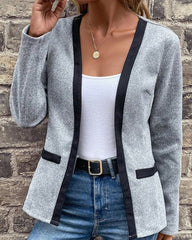 Lässiges Oberteil aus Rippstrick