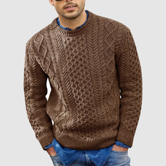 Weicher, warmer Strickpullover für Herren