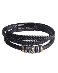 Ich werde immer bei dir sein, zweireihiges Armband 