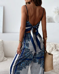 Rosanna™ – Set aus rückenfreiem Oberteil und Hose