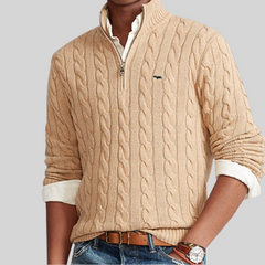 Klyde – Klassischer Pullover mit Reißverschluss 