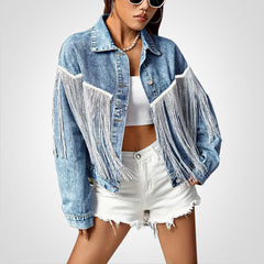 Bailey™ – Jeansjacke mit Fransen