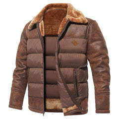 Lederjacke „Mythos Maximal“. 
