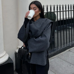 Wollmantel mit Schaltaschen